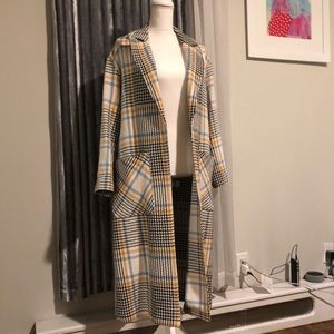 TopShop long trench jacket